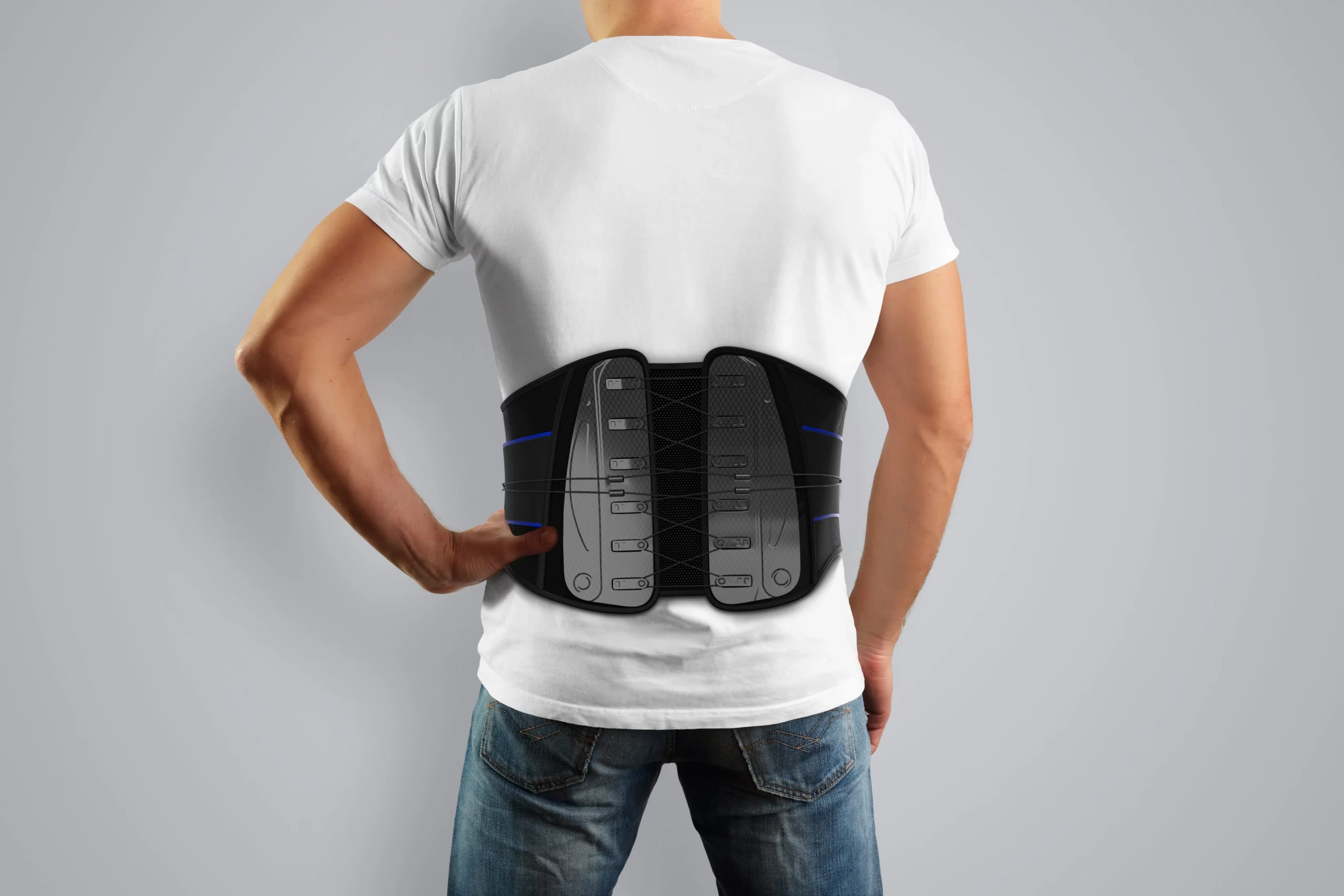 Easy-Pull Mesh Back Brace - Image 3